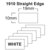 White 19 x10mm Price Gun Labels