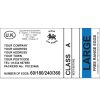 6x3 Outer Case Label Blue Large - Standard Danro Design