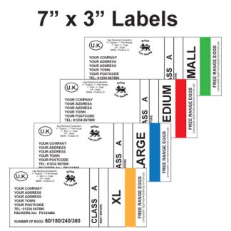 7x3 outer case labels - Standard Danro Design