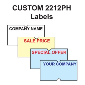 Custom Printed CT1 22x12mm Labels