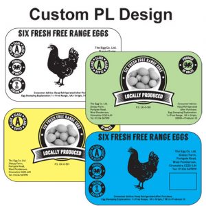 thumbnail image 2 of PrintWorkz 180 Personalised Sticky Labels For Egg Boxes – Custom Printed Chicken Egg Carton Labels 2 of 4