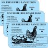 PL3 Egg Box Labels Design in Blue