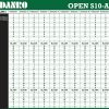 Open S10A Labelling Gun Band Layout